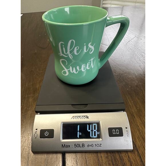 Teal Green Life is Sweet Pineapple Ceramic Mug 20 oz Dishwasher Microwave Safe - Picture 8 of 8